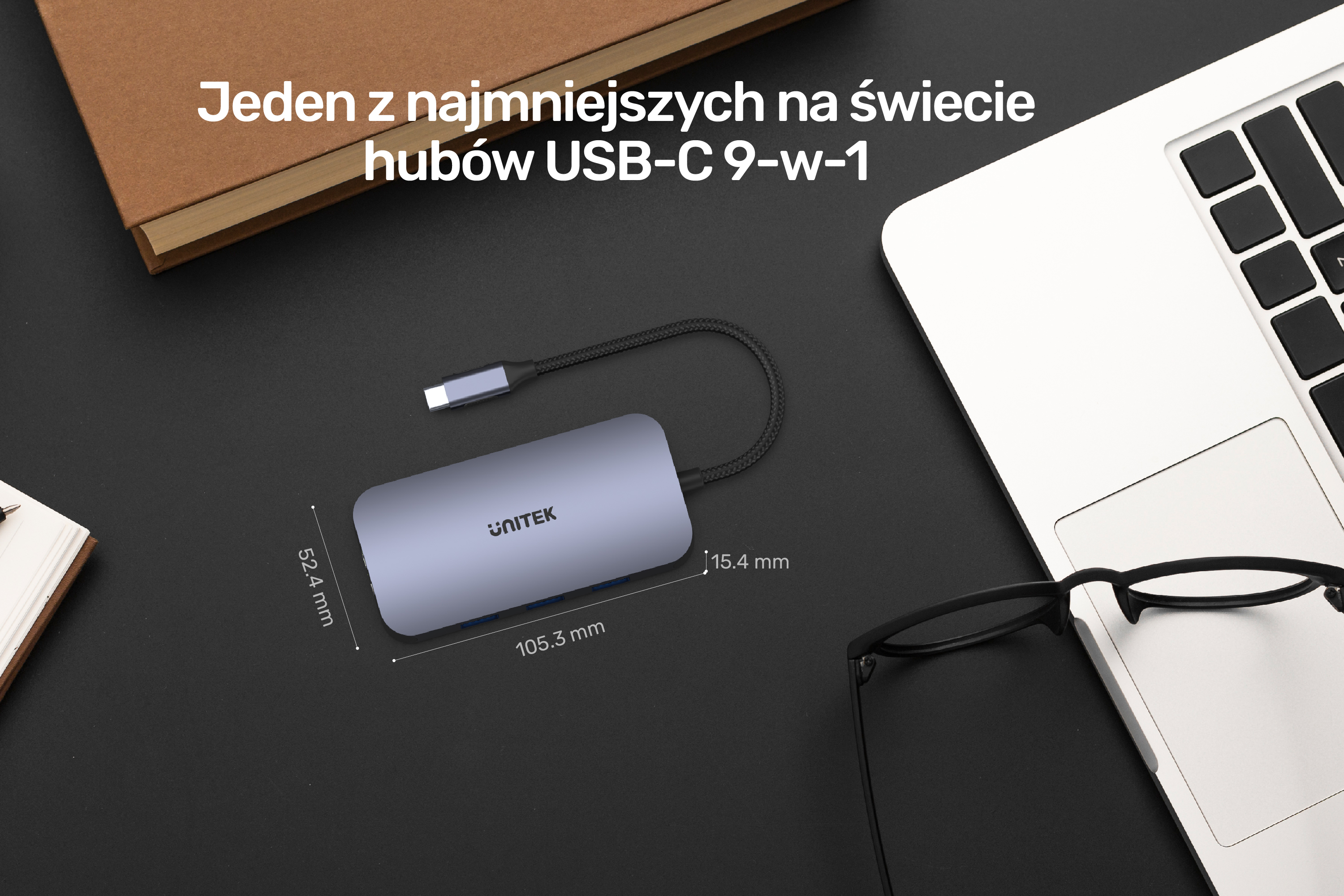 Jeden z najmniejszych na świecie hubów USB-C 9 w 1