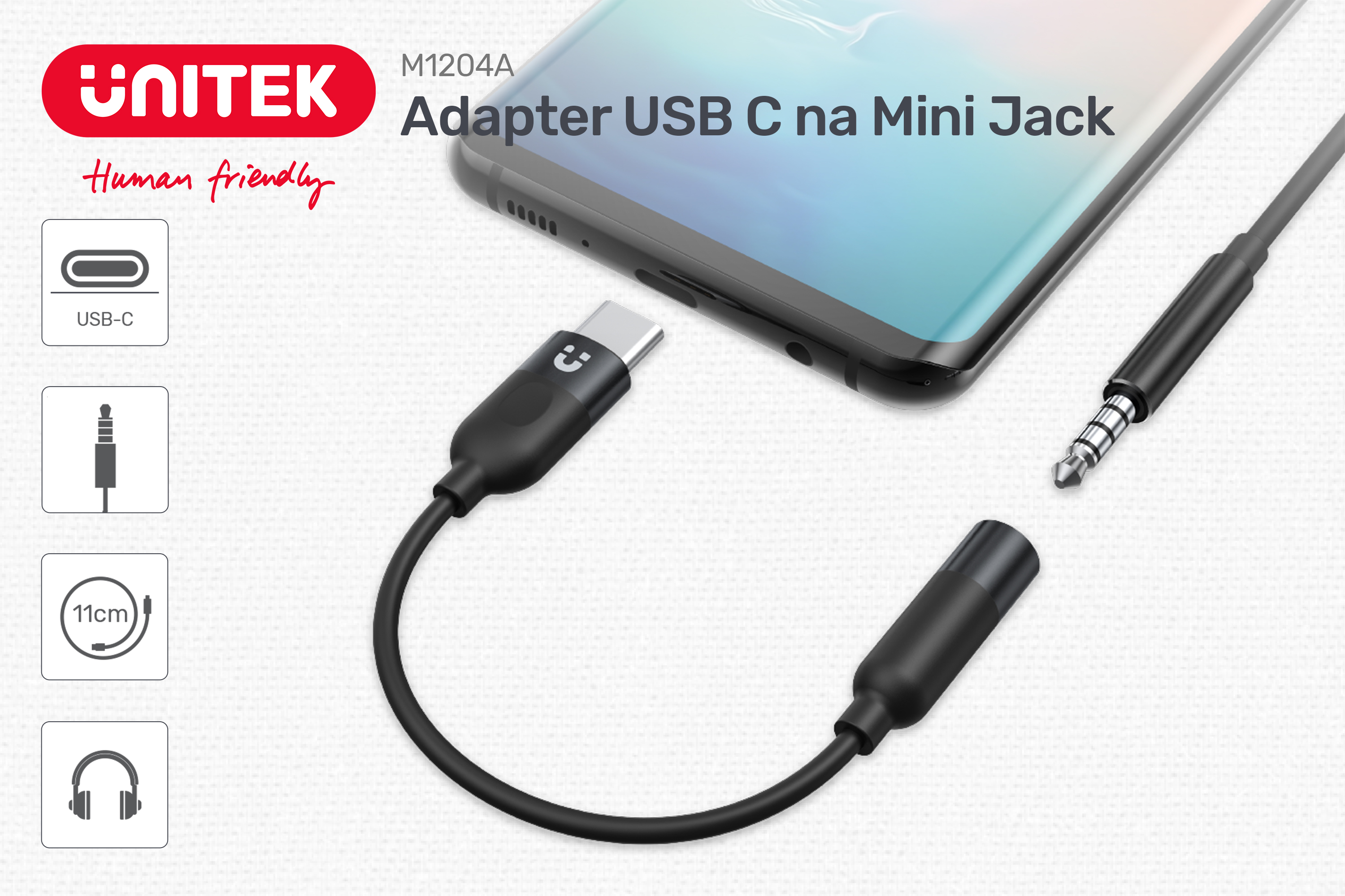 adapter usb c na mini jack