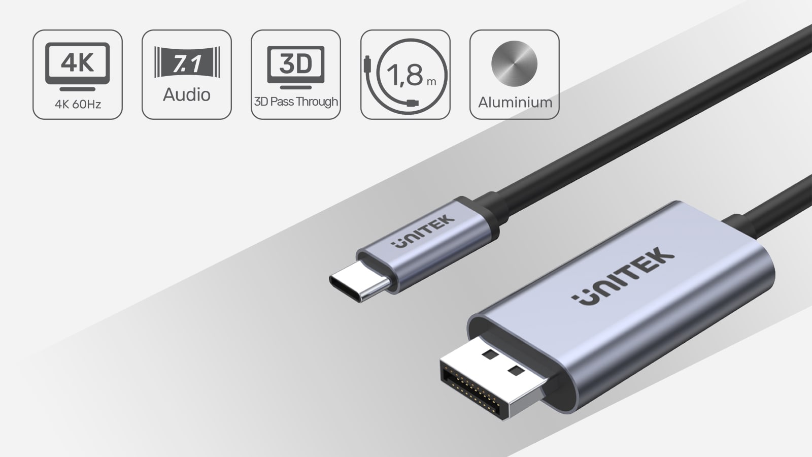 Kabel USB-C na DisplayPort do Netflixa