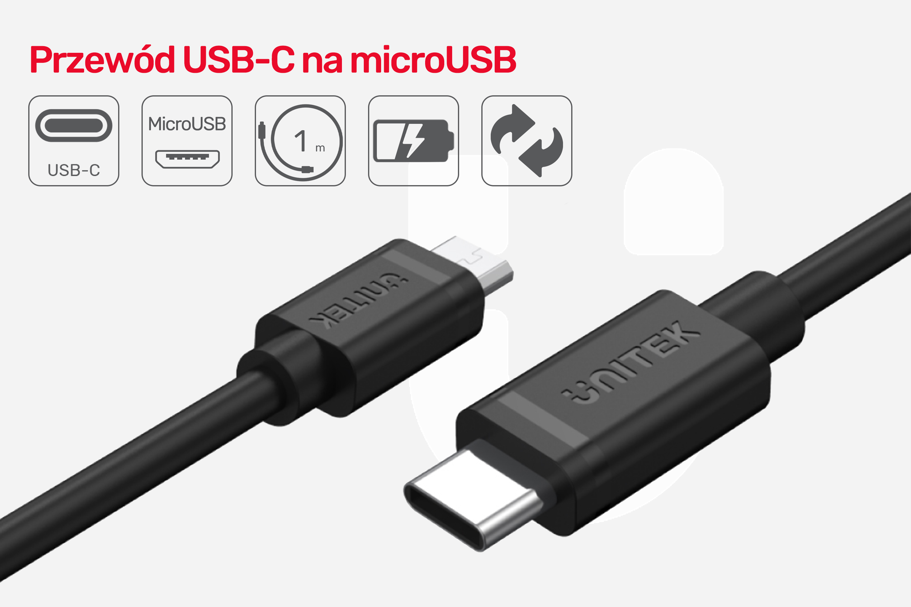 Przewód USB C 1m