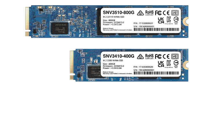 E10M20-T1 idealne dopasowanie do dysków NVMe SSD Synology serii SNV3000