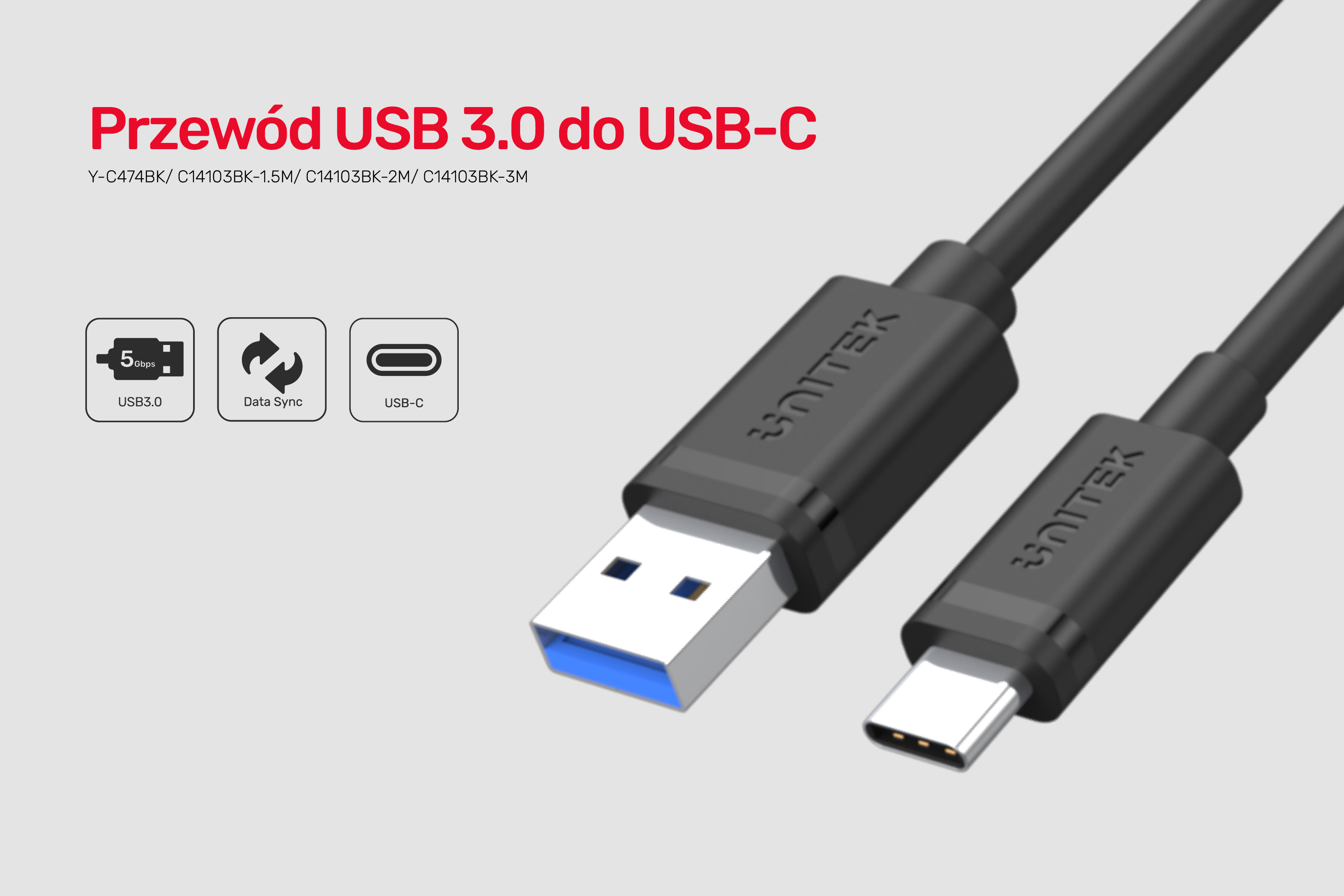 Unitek przewód USB 3.0