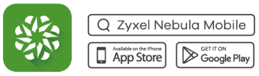 Aplikacja Zyxel Nebula Mobile dostępna w Appstore i Google Play