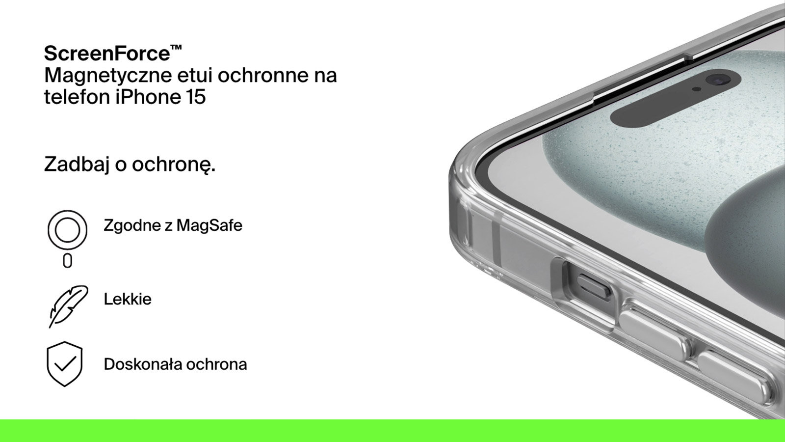 Magnetyczne etui ochronne do iPhone’a 15
